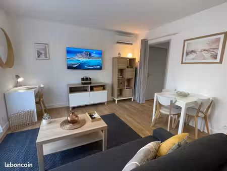 particulier loue t2 37 m² refait à neuf entièrement meublé – grande terrasse – parking – c