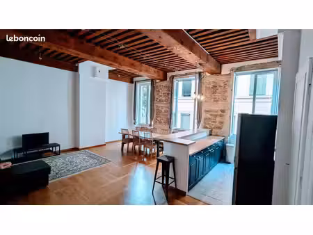 [bail 3 mois] appartement meublé lyon 1 - croix paquet