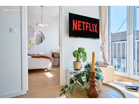 t2 meublé 24 m² tout inclus - bail mobilité 1 à 10 mois