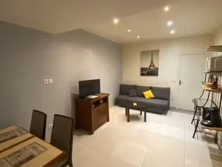 2 pièces meublé à louer 35 m² – rez-de-jardin – à 2 min du rer b – gentilly / paris 13