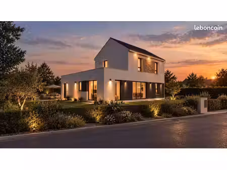 projet de construction d'une maison 107 m² avec terrain à bruz (35)
