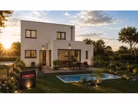 projet de construction d'une maison 131 m² avec terrain à goven (35)