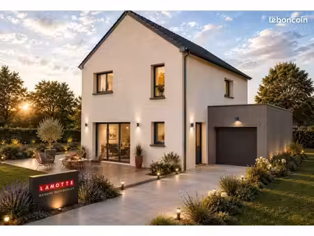 projet de construction d'une maison 131 m² avec terrain à pleumeleuc (35)