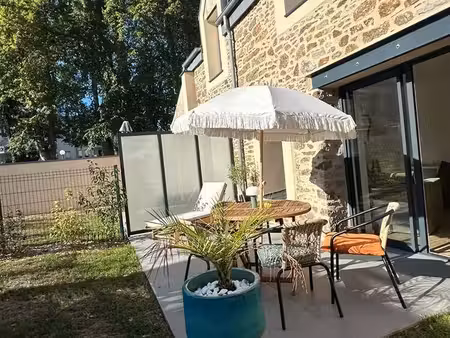 maison 70 m2 non meublée à louer à l'année - saint-malo - 2 chambres - jardin - parking pr