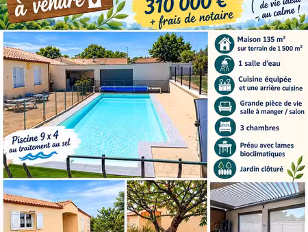 maison plain pied idéalement située