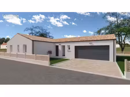 projet de construction d'une maison 100 m² avec terrain à challans (85)