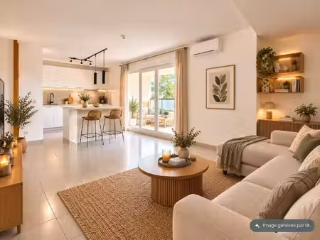 la mulatière – élégant t4 avec balcon de 16 m² dans une résidence récente