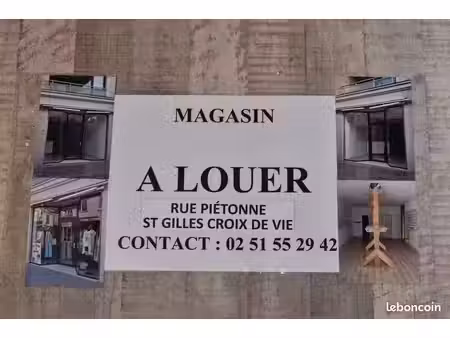 a louer magasin st gilles croix de vie