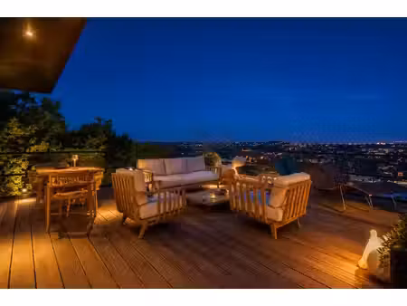 couzon au mont d'or- maison contemporaine avec vue panoramiq