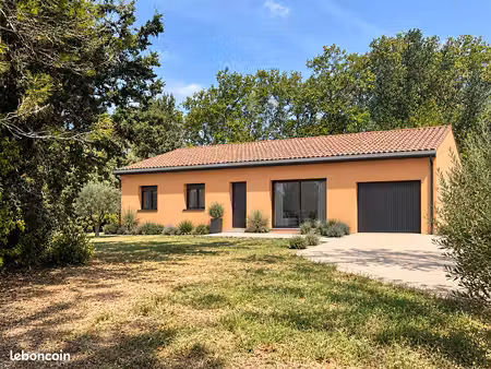 maison neuve 100 m² avec terrain viabilisé de 1 350 m² à carcassonne 3 chambres et garage