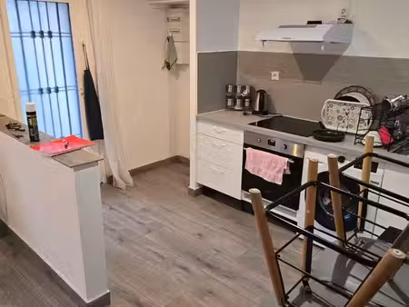 f2 30m2 avec une cour de 25m2 refait à neuf