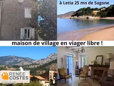 maison de village en viager 3 pièces 75 m²