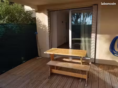 location studio meublé avec terrasse fréjus