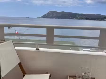 appartement meublé t2 avec vue mer époustouflante   plage des sablettes - la seyne sur mer