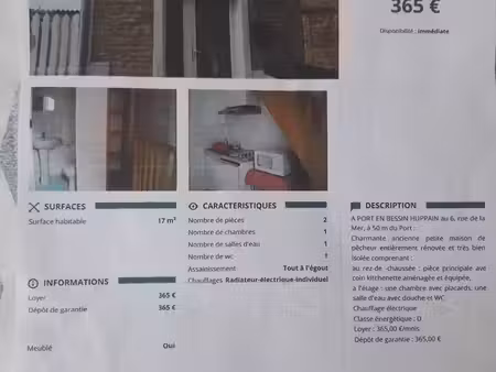 maison de pecheur 2 pièces