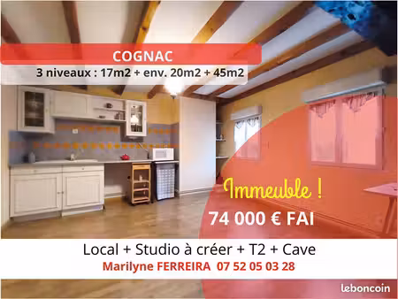immeuble 4 pièces 82 m²