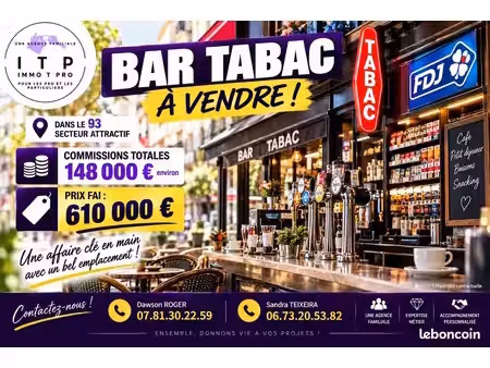 bar  fdj  tabac tremblay-en-france