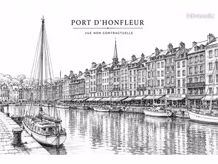 local commercial 1 pièce 23 m² honfleur