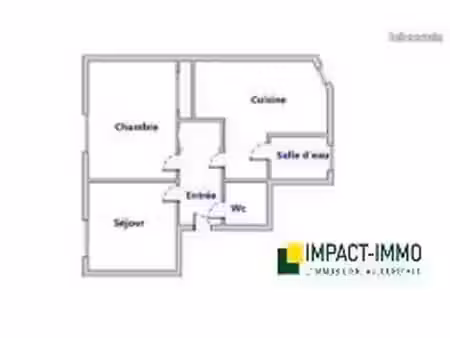 appartement 2 pièces 34 m²