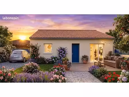 projet de construction d'une maison 80 m² avec terrain à tesson (17)