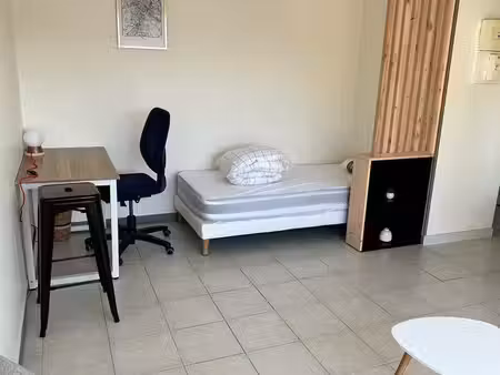 appartement t1 meublé + parking privatif - rue édouard vaillant