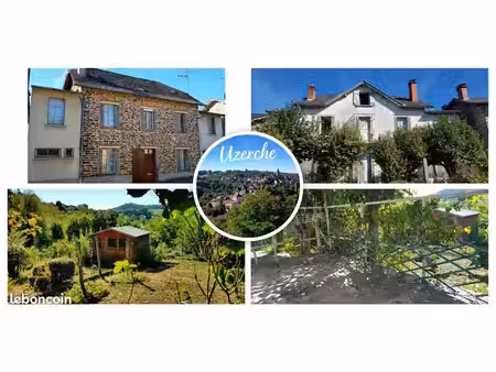 ? maison en pierre des années 20 – 10 chambres – jardin 400 m² – belle vue sur uzerche