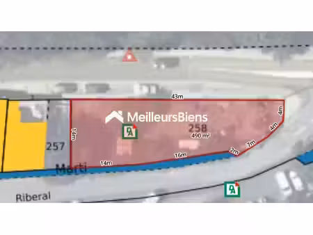 terrain à bâtir de 490 m² – multiples possibilités