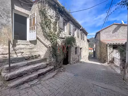 maison de village/ py/ 74 m2 hab/ 2 chambres / pièce de stoc