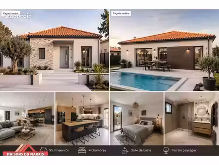 maison 95 m² avec terrain à villedoux