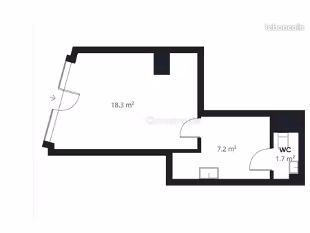 local commercial 27 m²