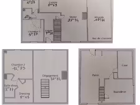 maison de village 127m² sur terrain 407m²