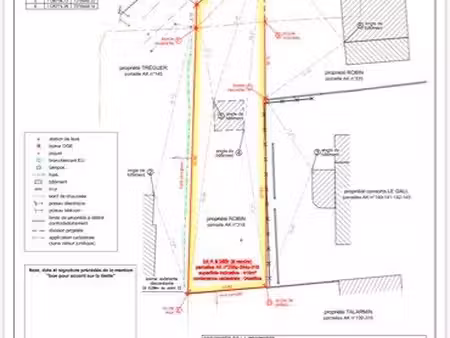 terrain constructible 415 m2 non viabilisé