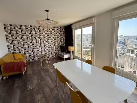 appartement t4 – 85 m² – 3 chambres – balcon – parking – brest kérinou