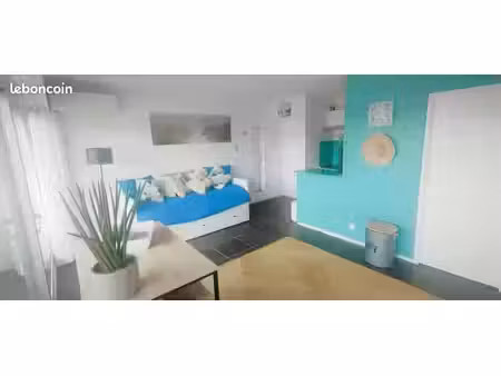 studio 25m² proche plage