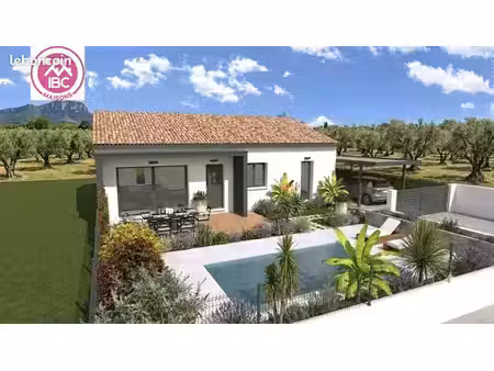 projet de construction d'une maison 90 m² avec terrain à saint-victor-la-coste (30)