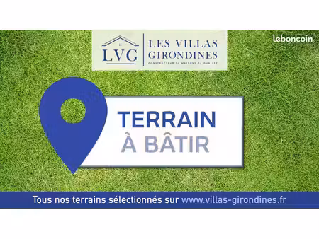 terrain à bâtir de 600 m² à saint-andre-de-cubzac (33)