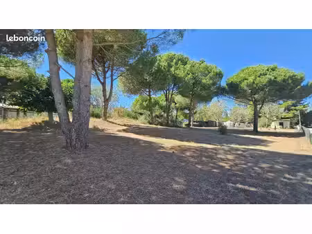 terrain 1 667 m² vias plage