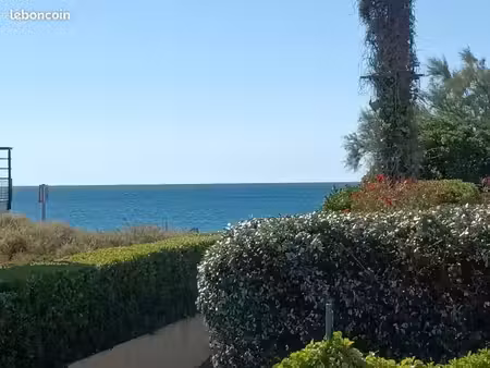 studio 22m2 avec grande terrasse face mer
