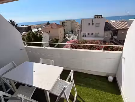 studio carnon très belle vue mer