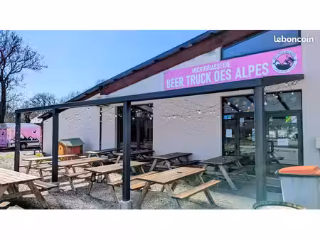 fonds de commerce 160 m² + terrasse 150 m² – la mure – route napoléon