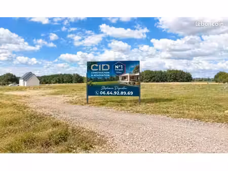 terrain 601 m² nouzilly