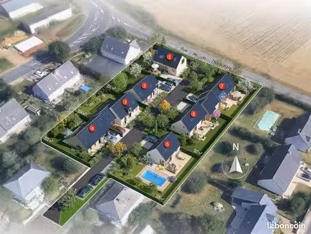 terrain 387 m² parcay meslay