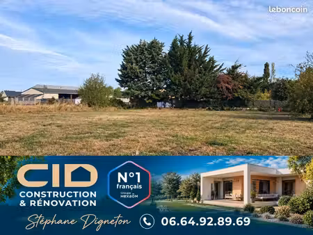 terrain 1 184 m² saint branchs