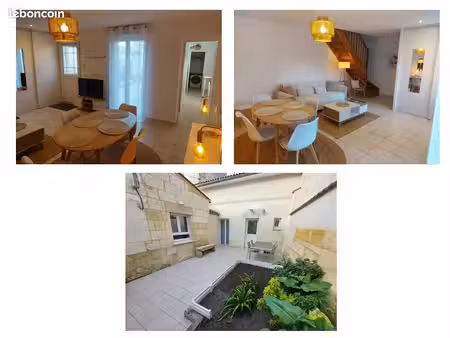 maison 3 pièces lumineuse avec cour et clim