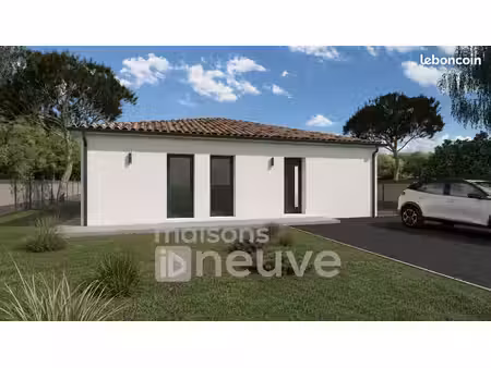 projet de construction d'une maison 88 m² avec terrain à brach (33)
