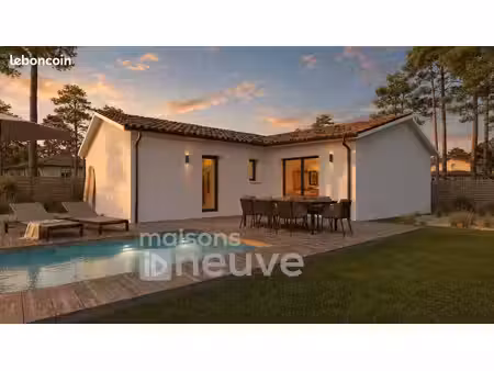 projet de construction d'une maison 95 m² avec terrain à brach (33)