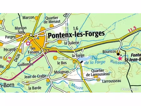 terrain à bâtir de 1038 m² à pontenx-les-forges (40)