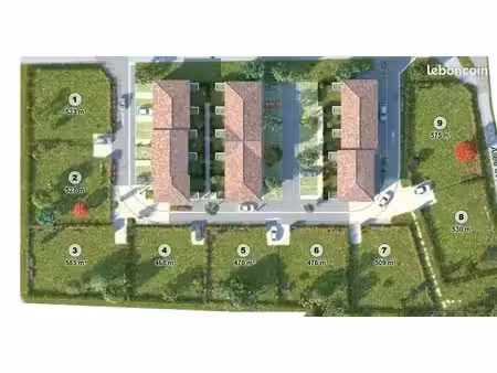 terrain 527 m² saint aubin de medoc
