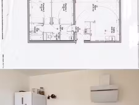 app 3 pièces - terrasse 24m² - parking