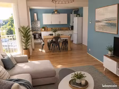 appartement t4 78 m² avec parking et balcon